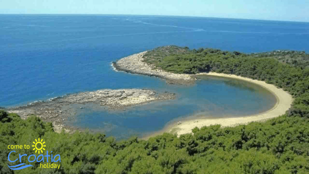 The Saplunara Beach, island of Mljet