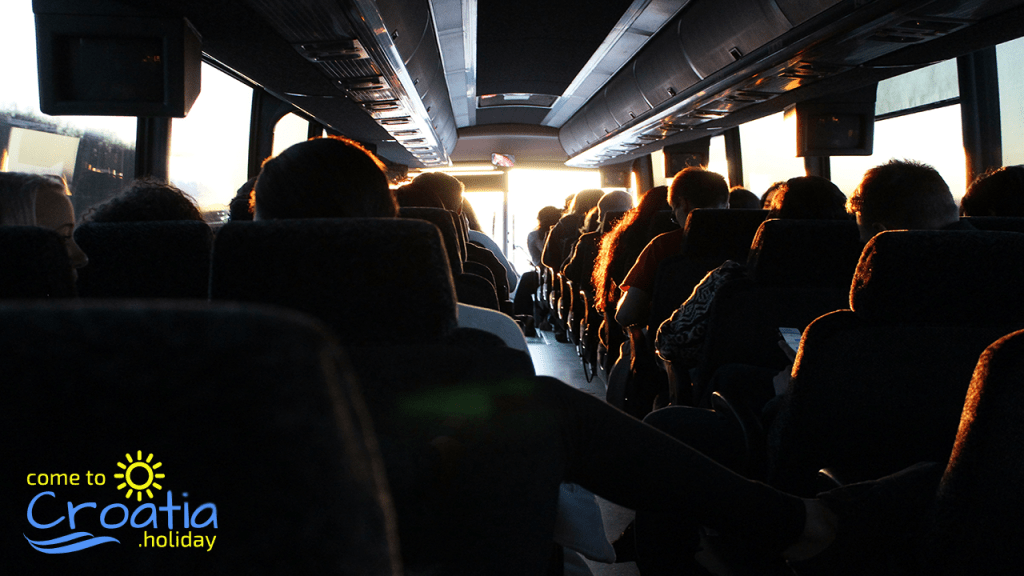People in Bus Traveling to Croatia