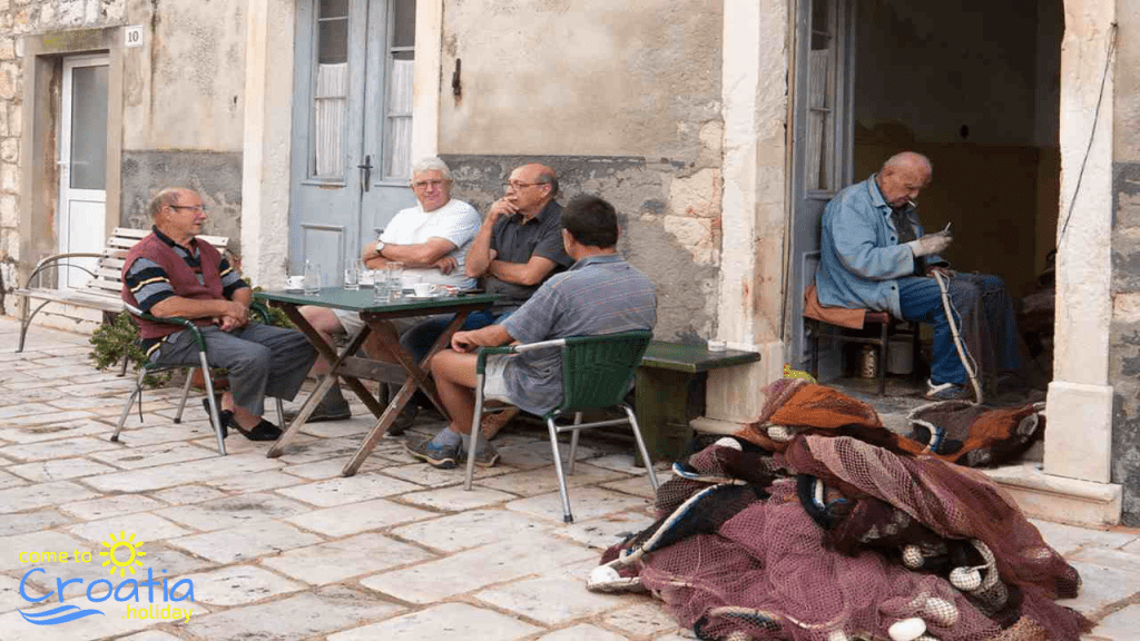 Fishermans in Croatia
