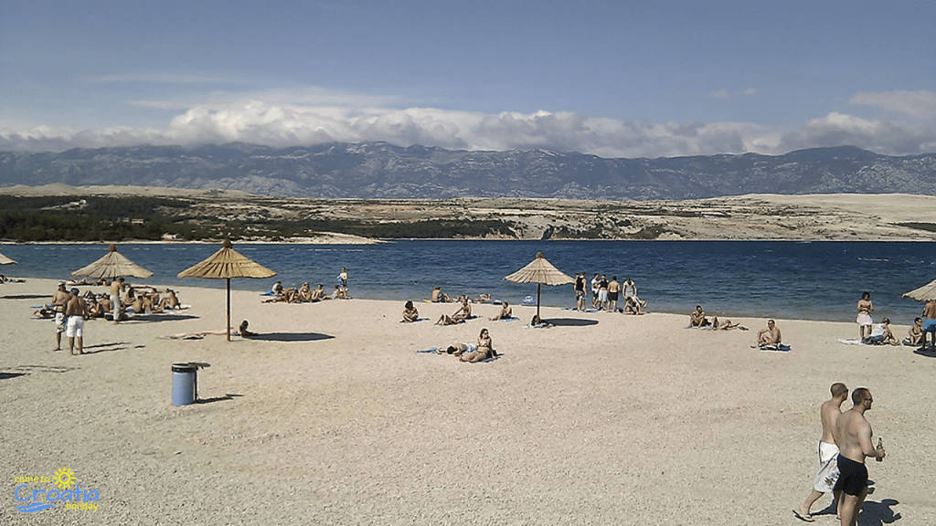 Zrće Beach on Island Pag