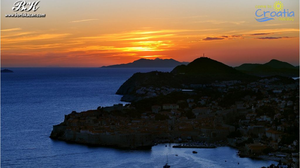 Sunset in Dubrovnik