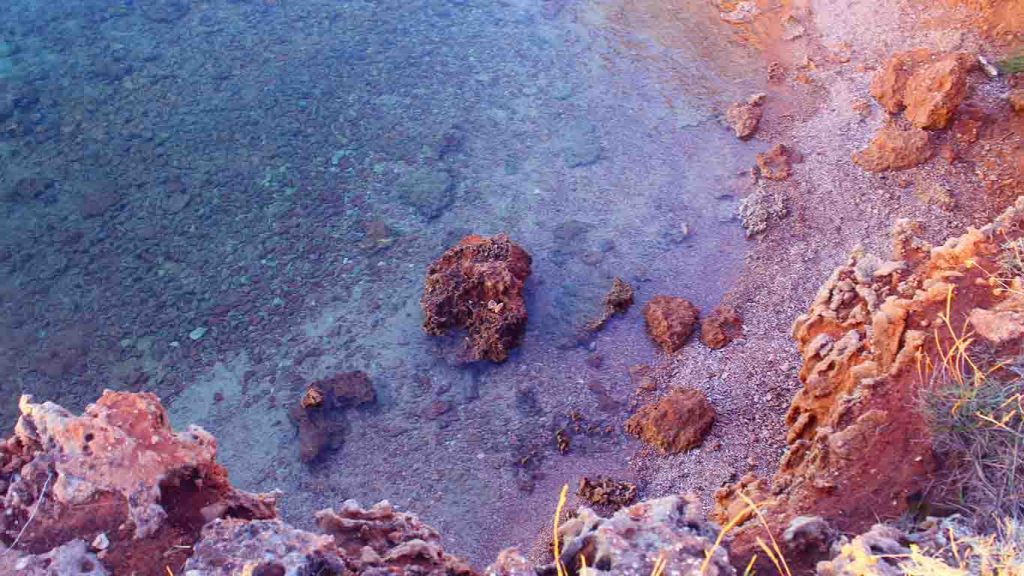 Crystal clear sea