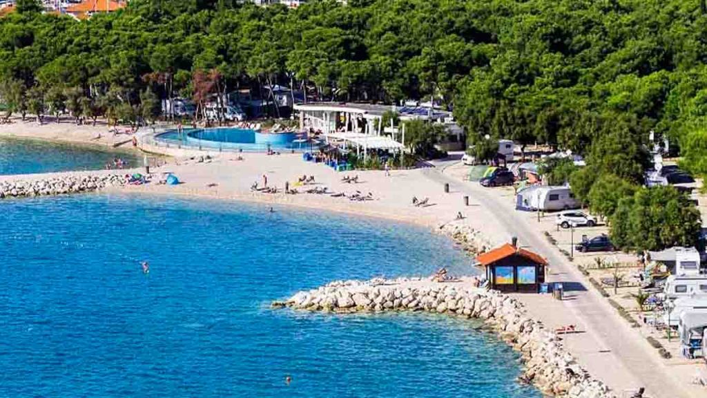 Šibenik beaches Camp Solaris Solaris Beach