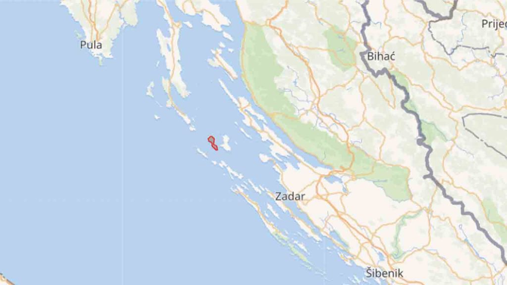 Silba Island - Position